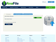 Tablet Screenshot of anafile.com
